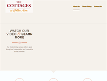 Tablet Screenshot of cottagesatga.com